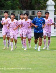 Sau màn hủy diệt 15-0, U16 Việt Nam tập trung cho màn chạm trán Campuchia